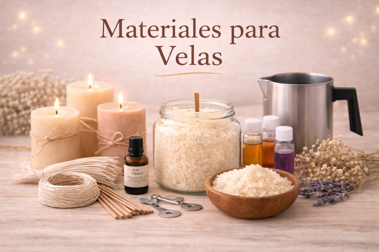 Materiales para Velas