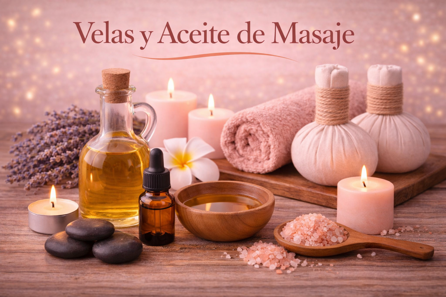 Vela aceite de masaje relajante