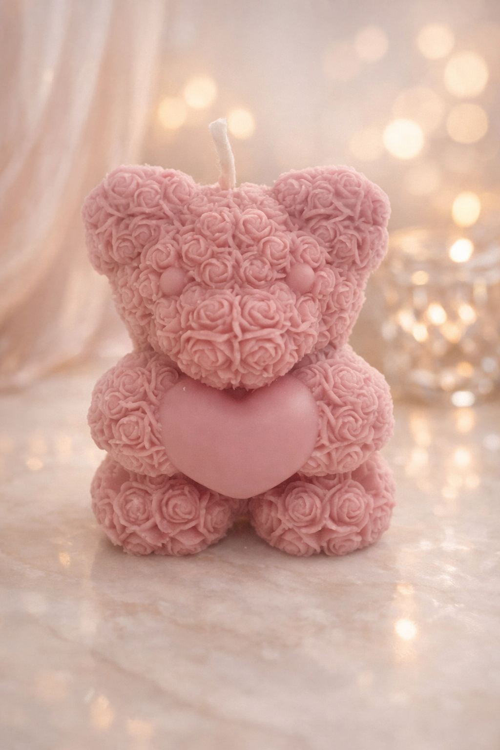 Oso de Rosas con Corazón