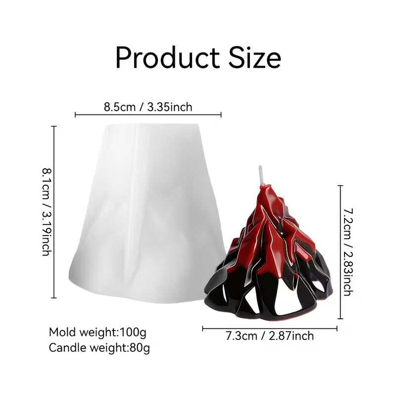 Molde de lava volcánica de silicona