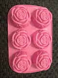 Molde de Silicona Rosa Floral para Jabón Artesanal 🌹✨