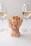 Velas de ramo de tulipán romántico