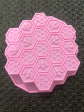 Molde de Silicona Panal de Abeja para Jabón Artesanal 🐝✨