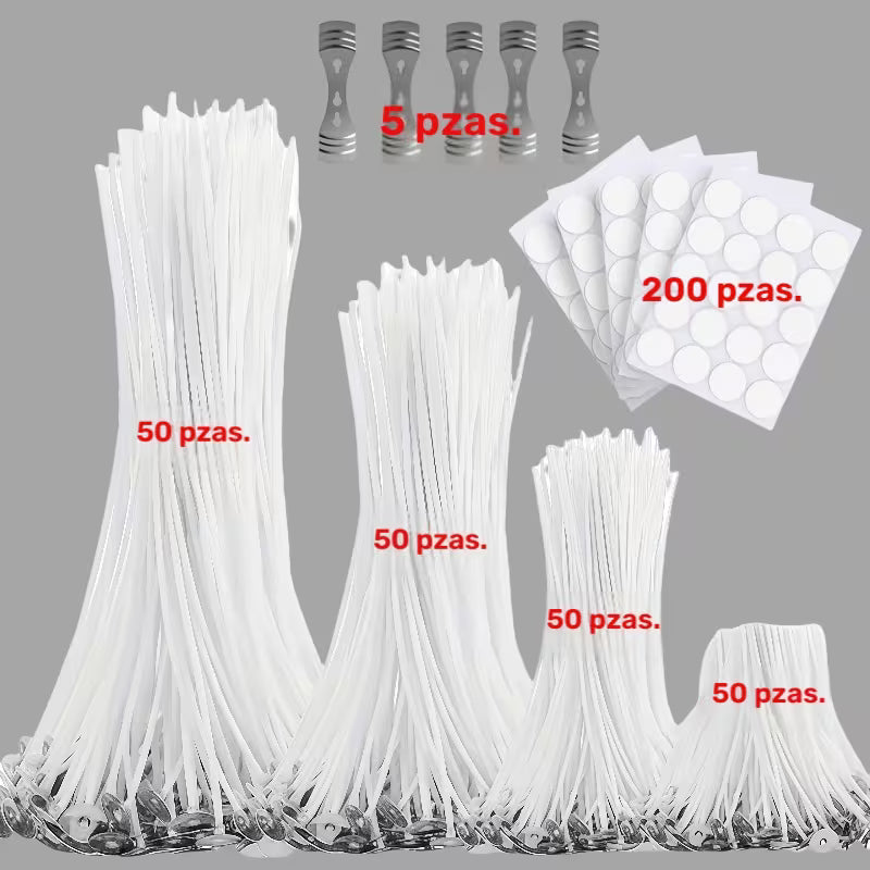 Kit Completo para Fabricación de Velas – 405 Piezas