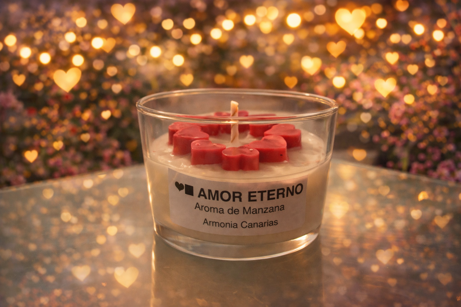 Vela aromática “Amor Eterno”.
