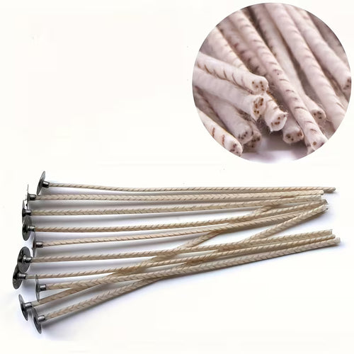 100 Mechas de Soja para Velas