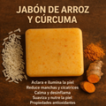 Jabón de Arroz y Cúrcuma