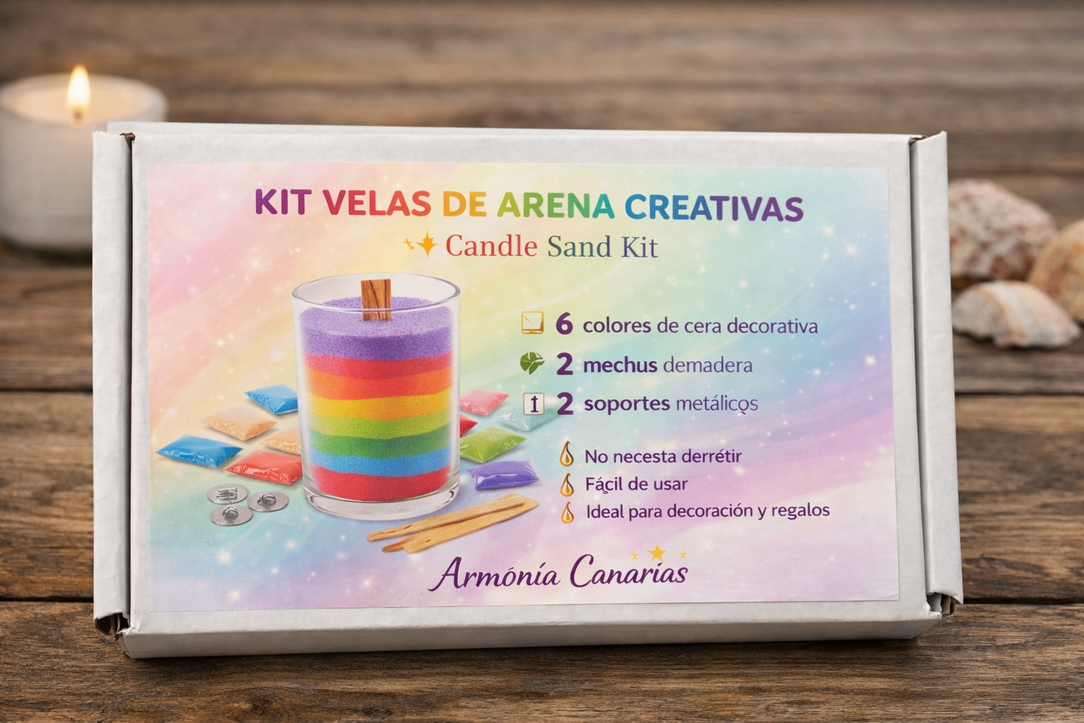 Kit para Velas de Arena
