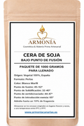 Cera de soja de bajo punto de fusión para velas en contenedor – ecológica y natural