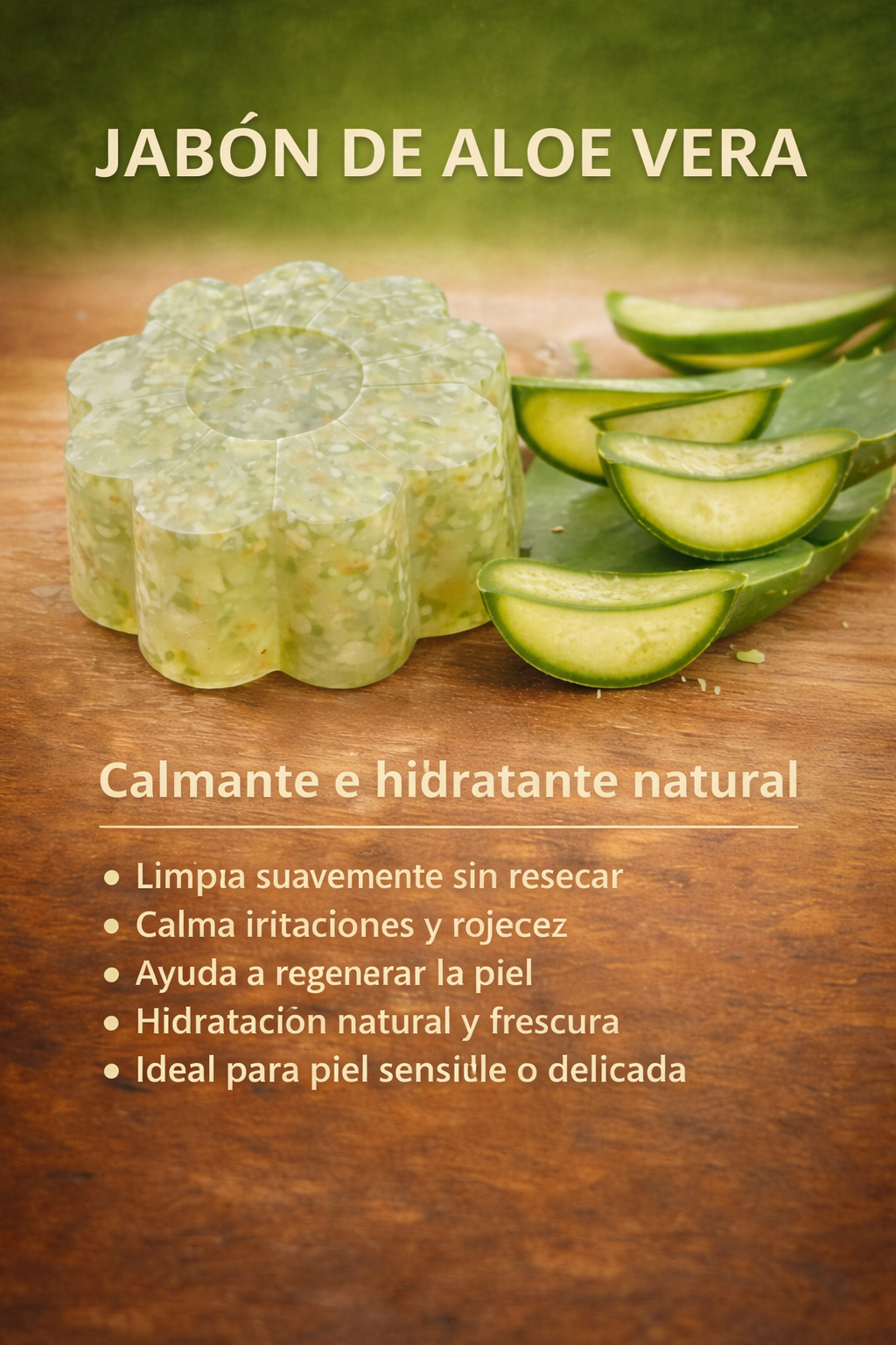 Jabón de Aloe Vera 100G