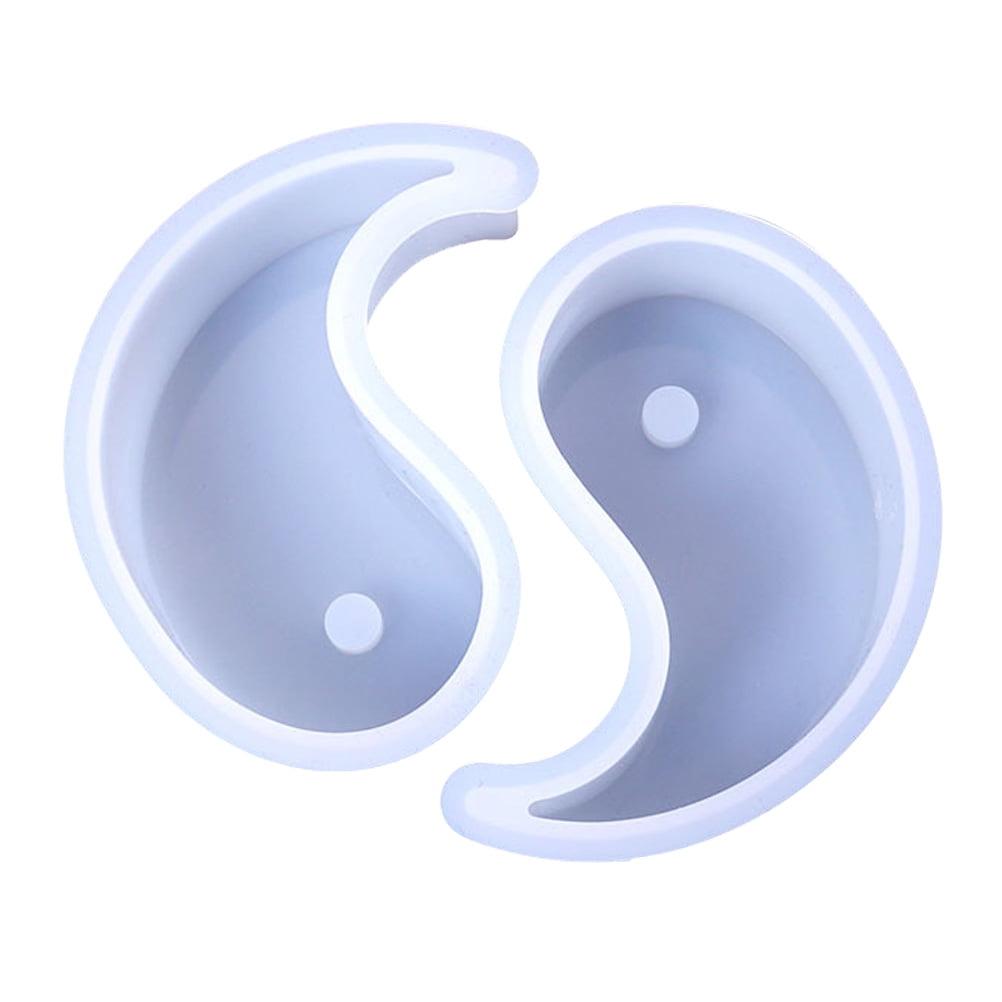 Moldes de silicona Tai Chi y el símbolo Yin Yang.
