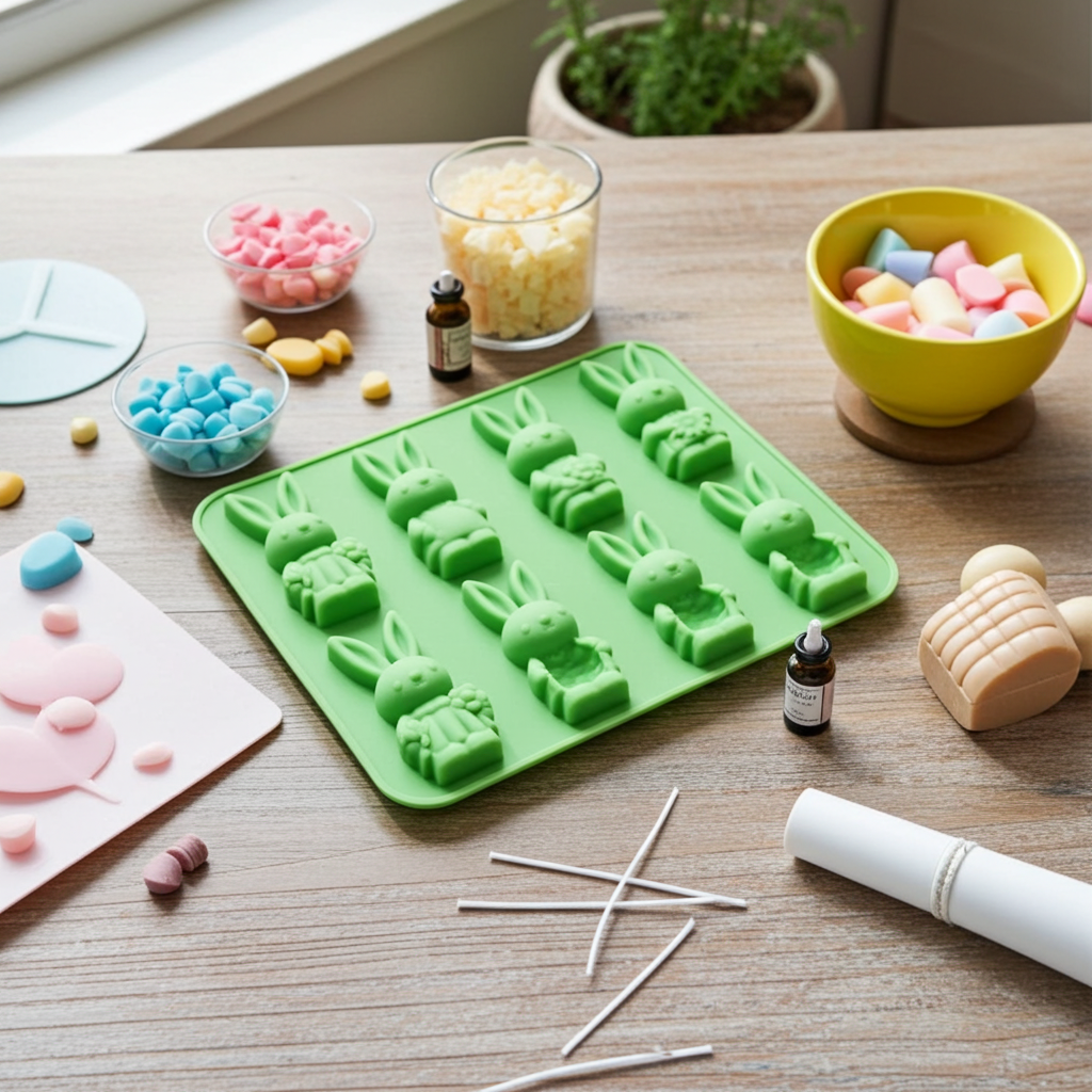 Molde de Conejo de Pascua de Silicona – Grande