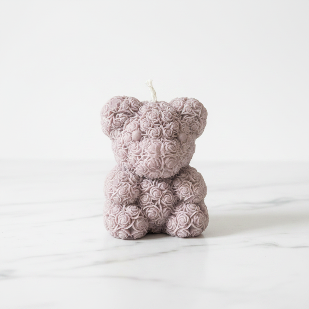 Oso de Rosas con Corazón
