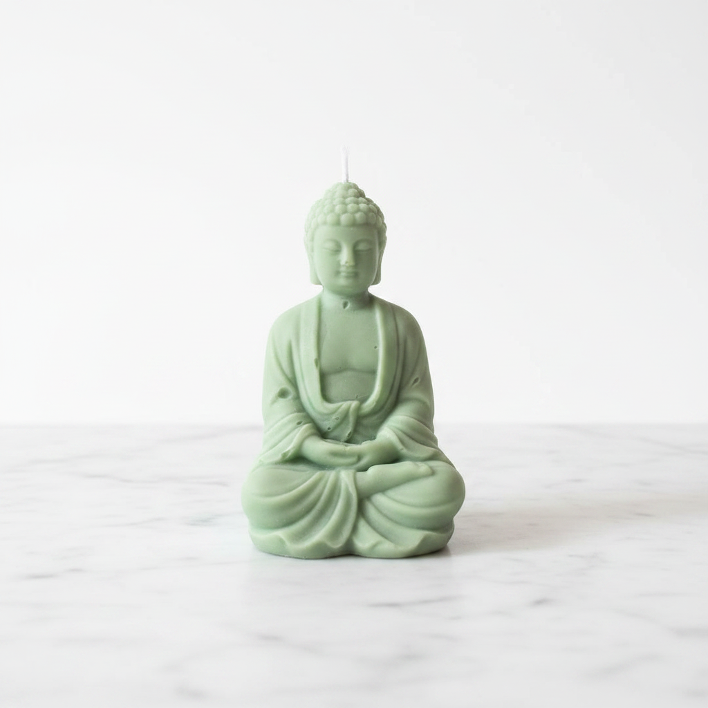 Vela decorativa Buda Meditación